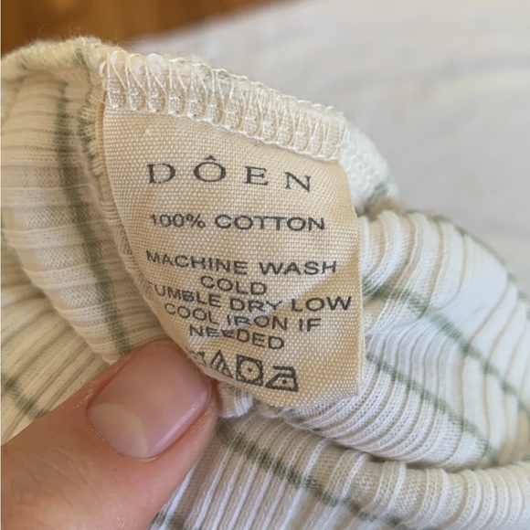 Doen Striped Cream Sleepwear Set - Picture 6 of 12